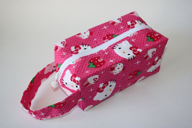Kitty n Cupcake Sock Box Bag