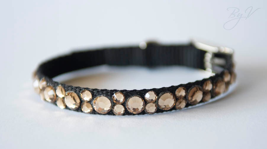 Couture Dog Collar-Black