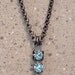 Blue Rhinestone Necklace