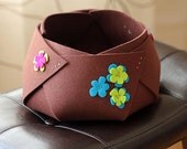 home deco- wool felt bowl-a super bowl can hold anything