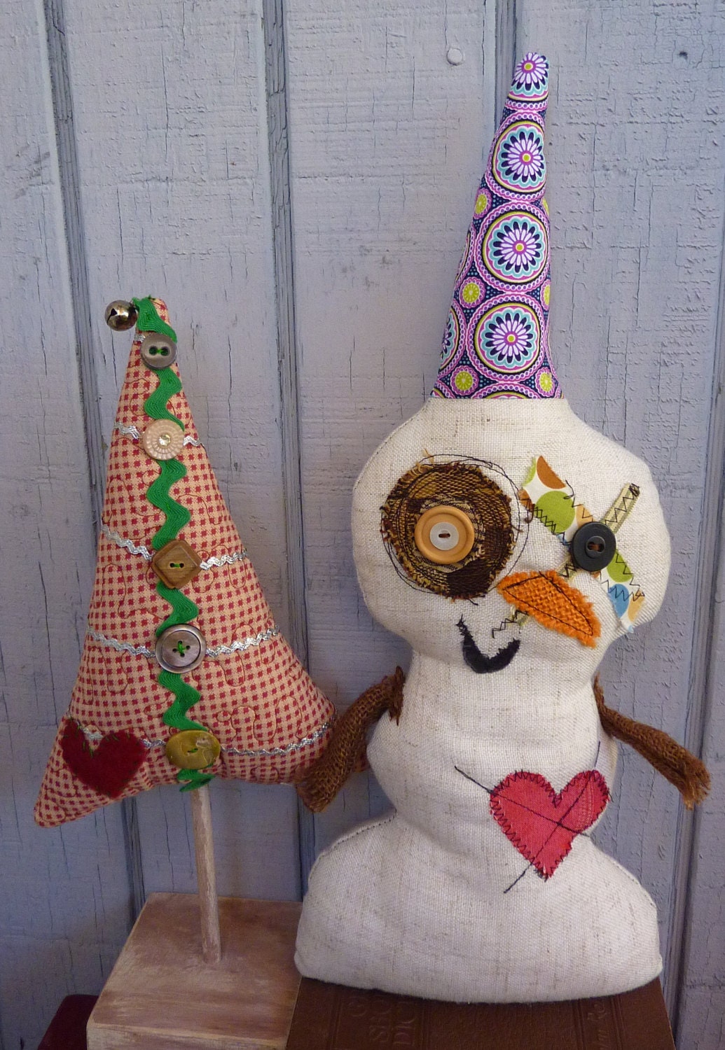 preCARIous Art Doll - Snow Guy with Tree