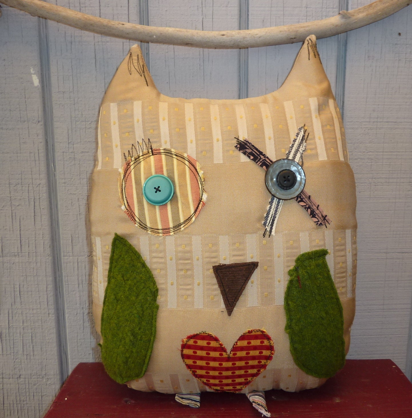 preCARIous Plush Art- Owl Pillow