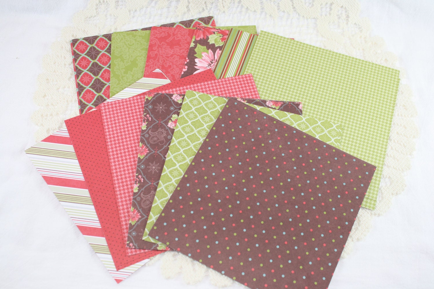 DESTASH - Stampin Up Designer Series Paper - Holiday Treasures