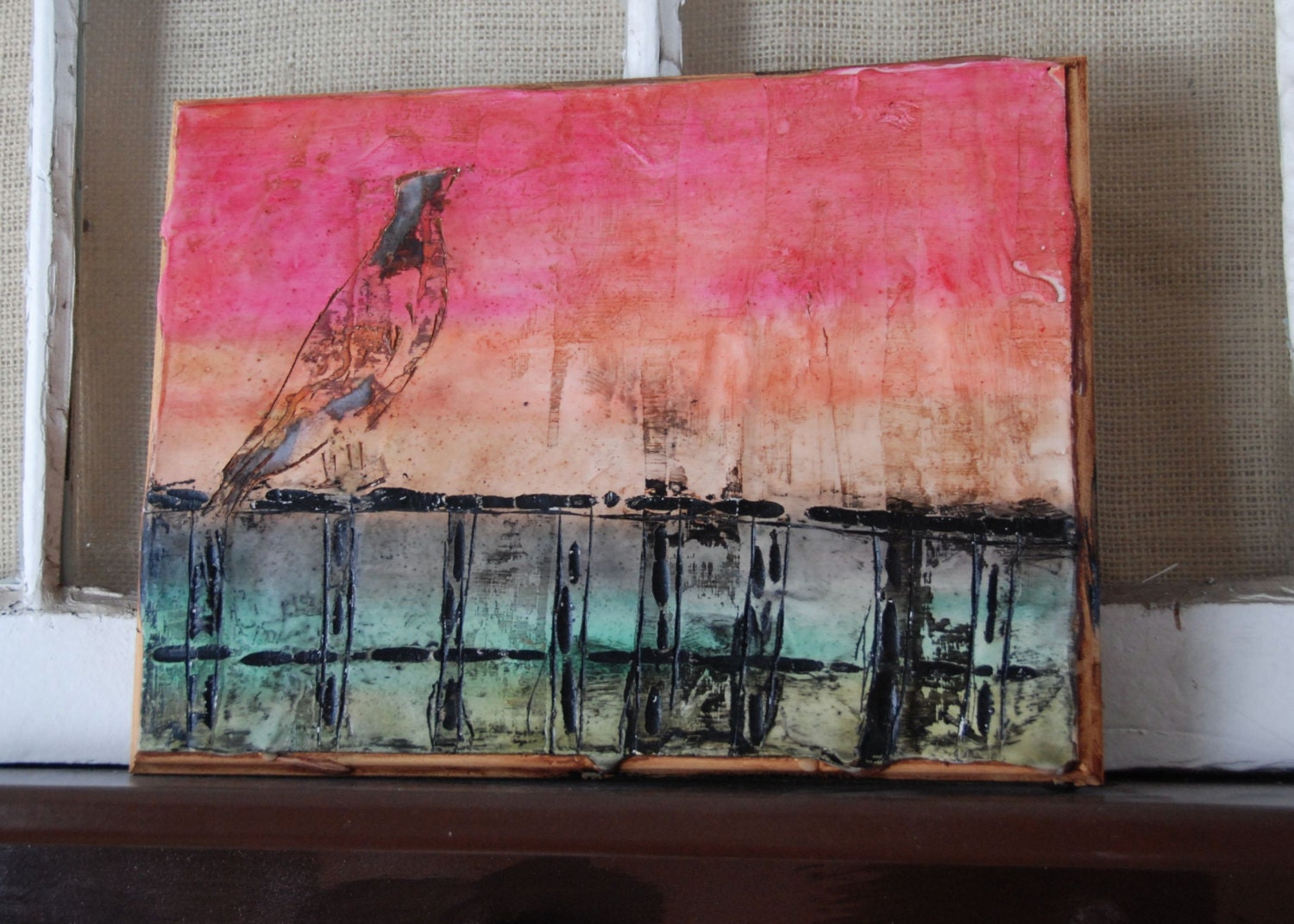 The Raven - Mixed Media Art Original