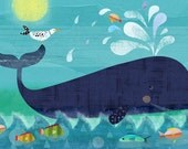 Whale Pals 11x14