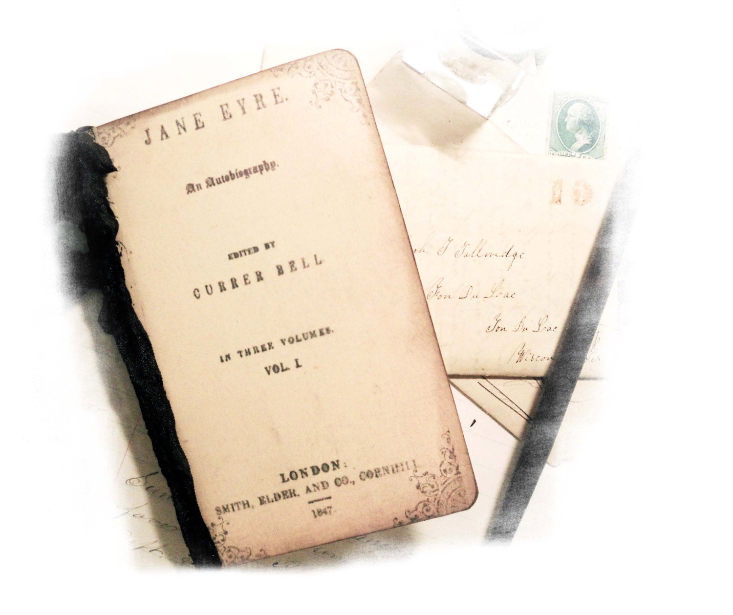 Jane Eyre Journal Small Travel Journal, Charlotte Bronte, Literature Journal, Facsimile Pocketbook  Mini Journal
