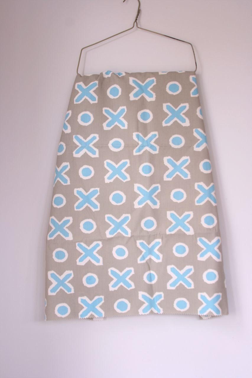 Vintage David Hicks fabric  graphic grey and turquoise