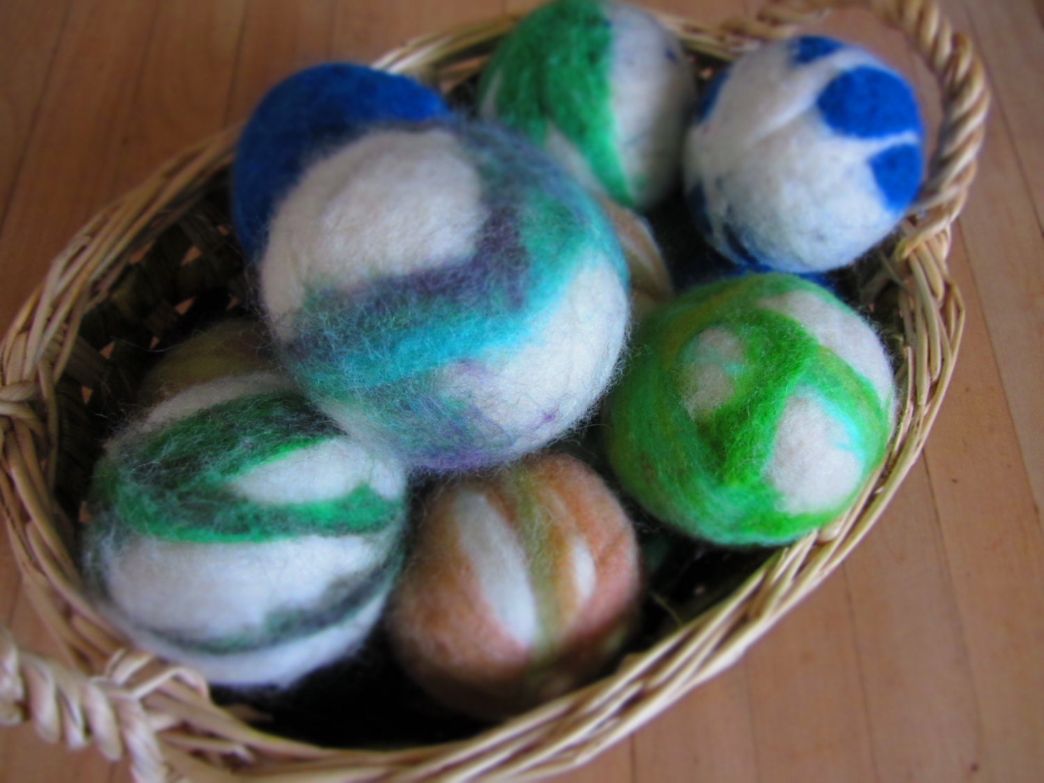 Made to Order Set of 3 Wool Dryer Balls