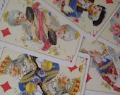 Paris France 54 Playing Cards Fancy Face Cards Reproduction Complete Deck
