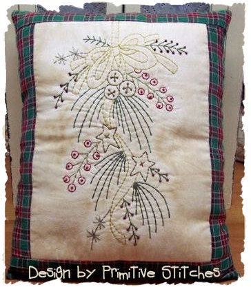 Rusty Star Swag-Primitive Stitchery  E-PATTERN by Primitive Stitches-Instant Download