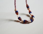 lördagsgodis no. 17 - a matte glass beaded necklace