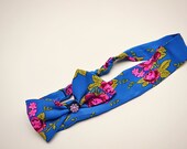 Betsey Baby Blue Silk Bow Sparkle headband-For your posh princess KIDS