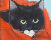 Velvet Cat Original Acrylic