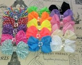 SALE..Baby Girls Headbands..Newborn Headbands..Baby Headbands..Ivory Headbands..Hair Bows..Baptism..Christening..Vintage headbands