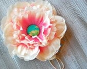 flower hair clip