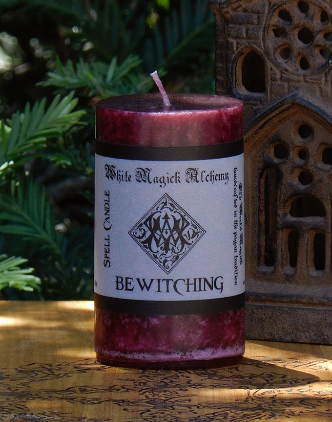 BEWITCHING Spell Candle . Enchanted Witchery, Love, Attraction, Lust and Love Spells . Keep Love from Wondering