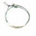 Leather Wrap Bracelet Silver and Silver "Lori"
