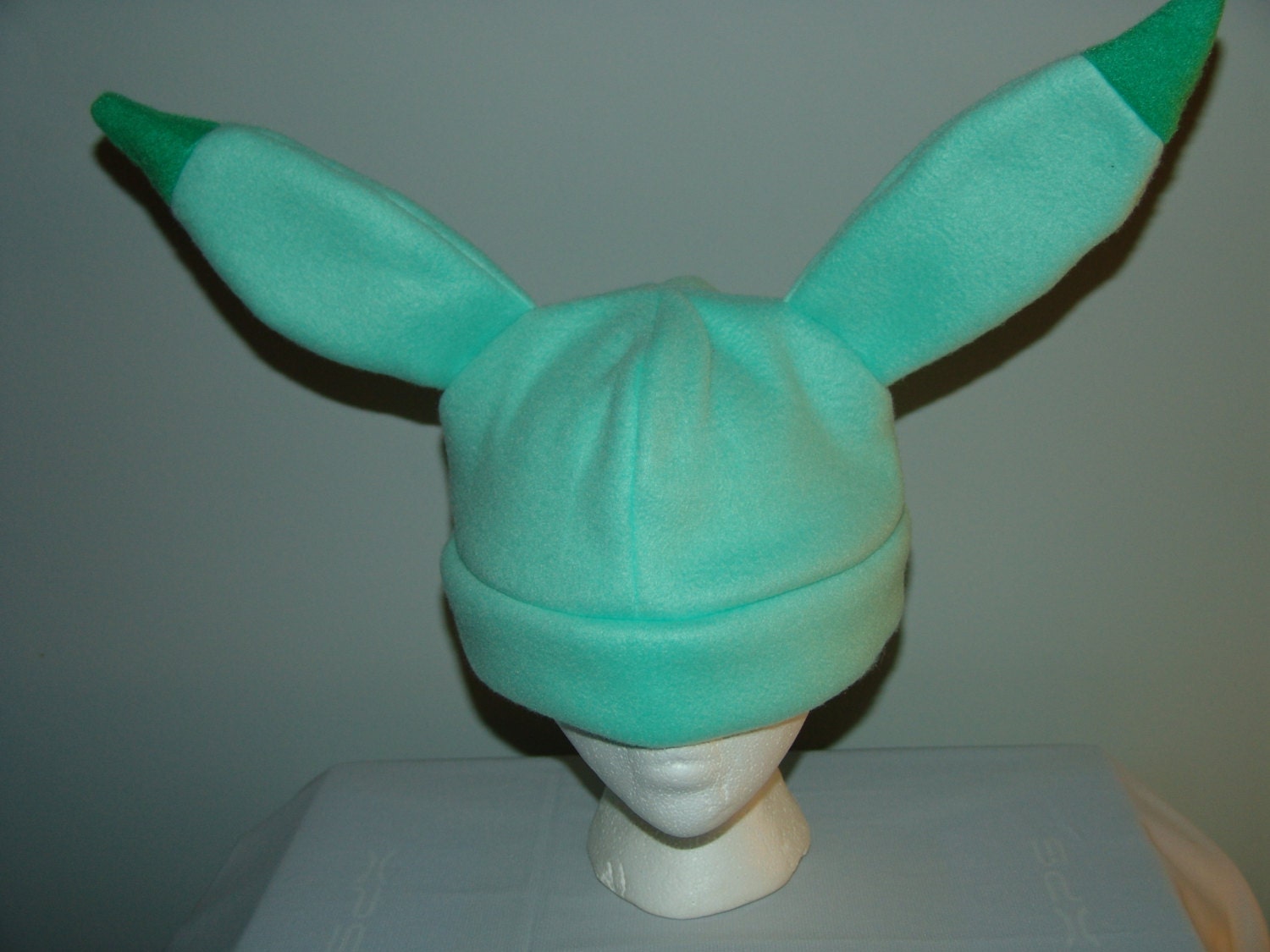 FLYING MINT BUNNY Inspired Fleece Hat Hetalia England Rabbit Hat