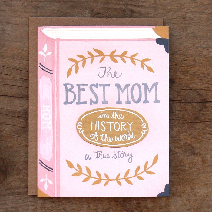 Best Mom Illustrated Card