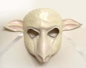Sheep Leather Mask mainly White