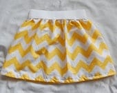 4T Overstock Chevron Skirt Yellow 4T