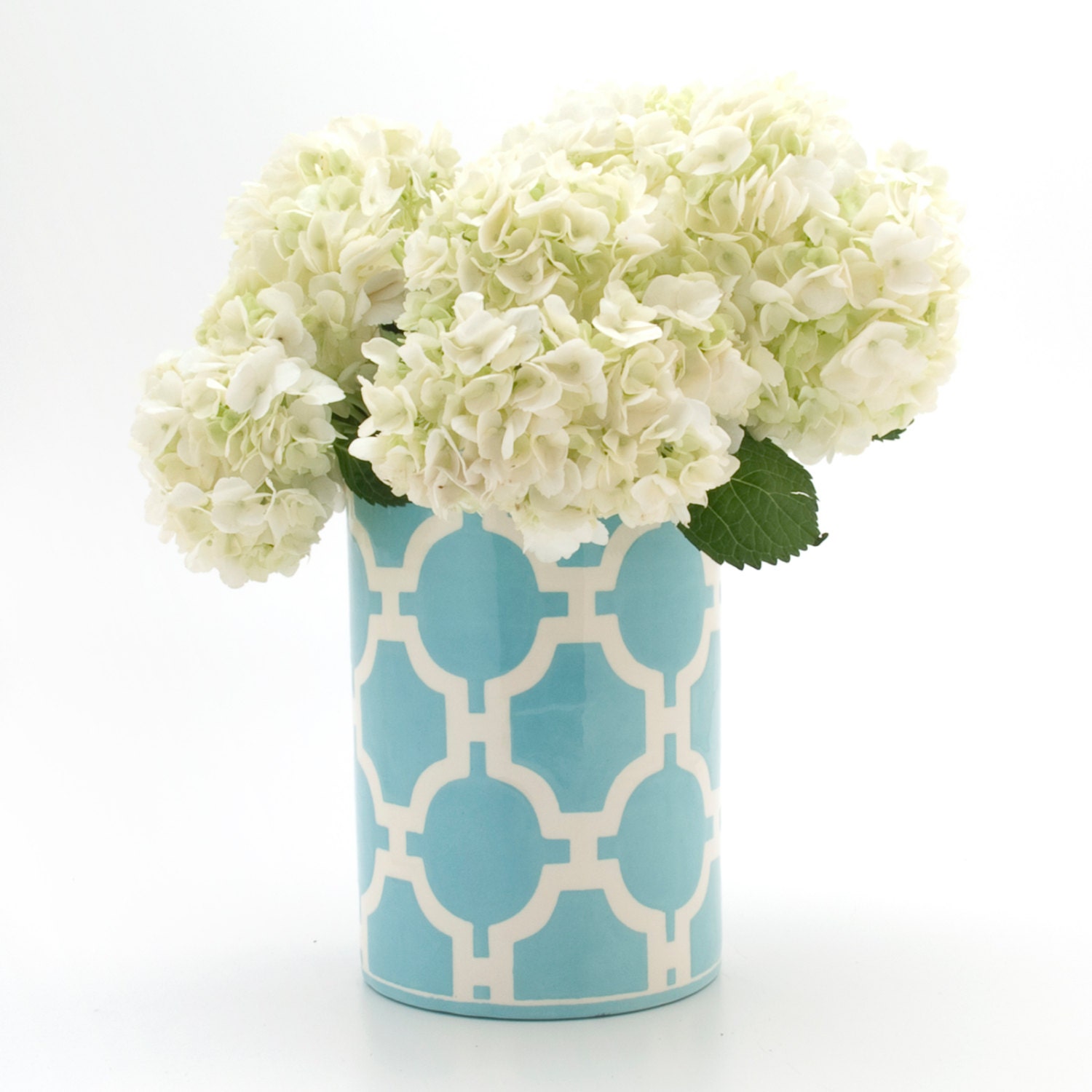Utensil Vase in  Hampton LInks Papago colorway