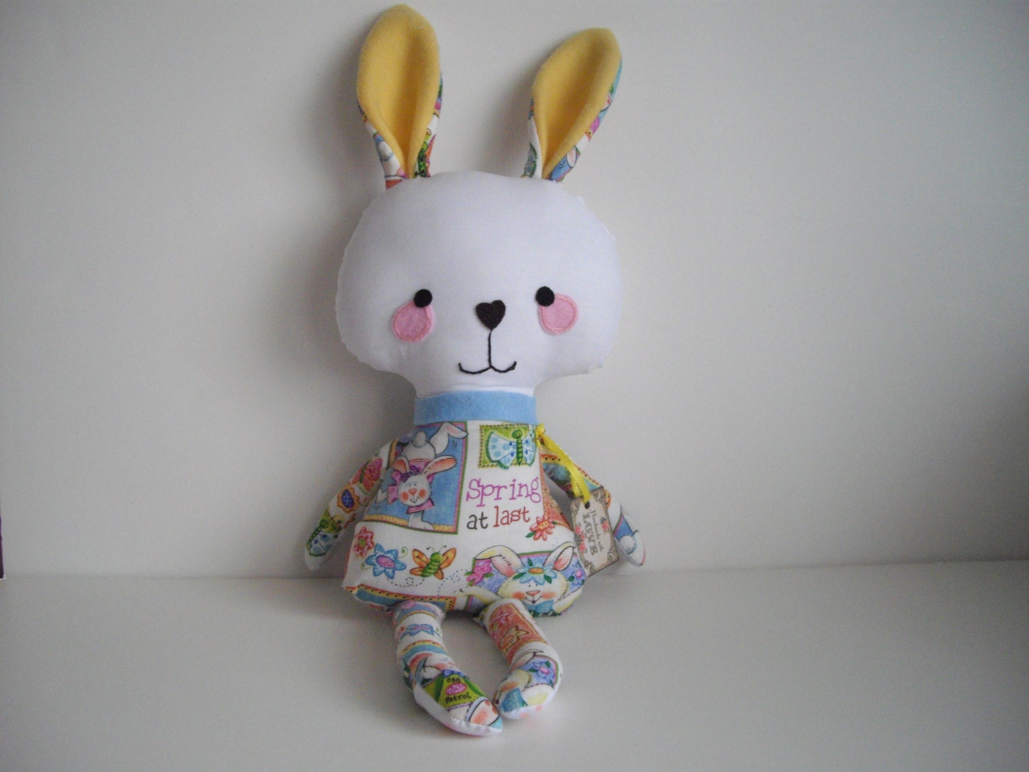Stuffed Animal Hypoallergenic for children under three handmade by handcraftusa all new materials