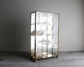 Vintage Brass and Glass Display Box