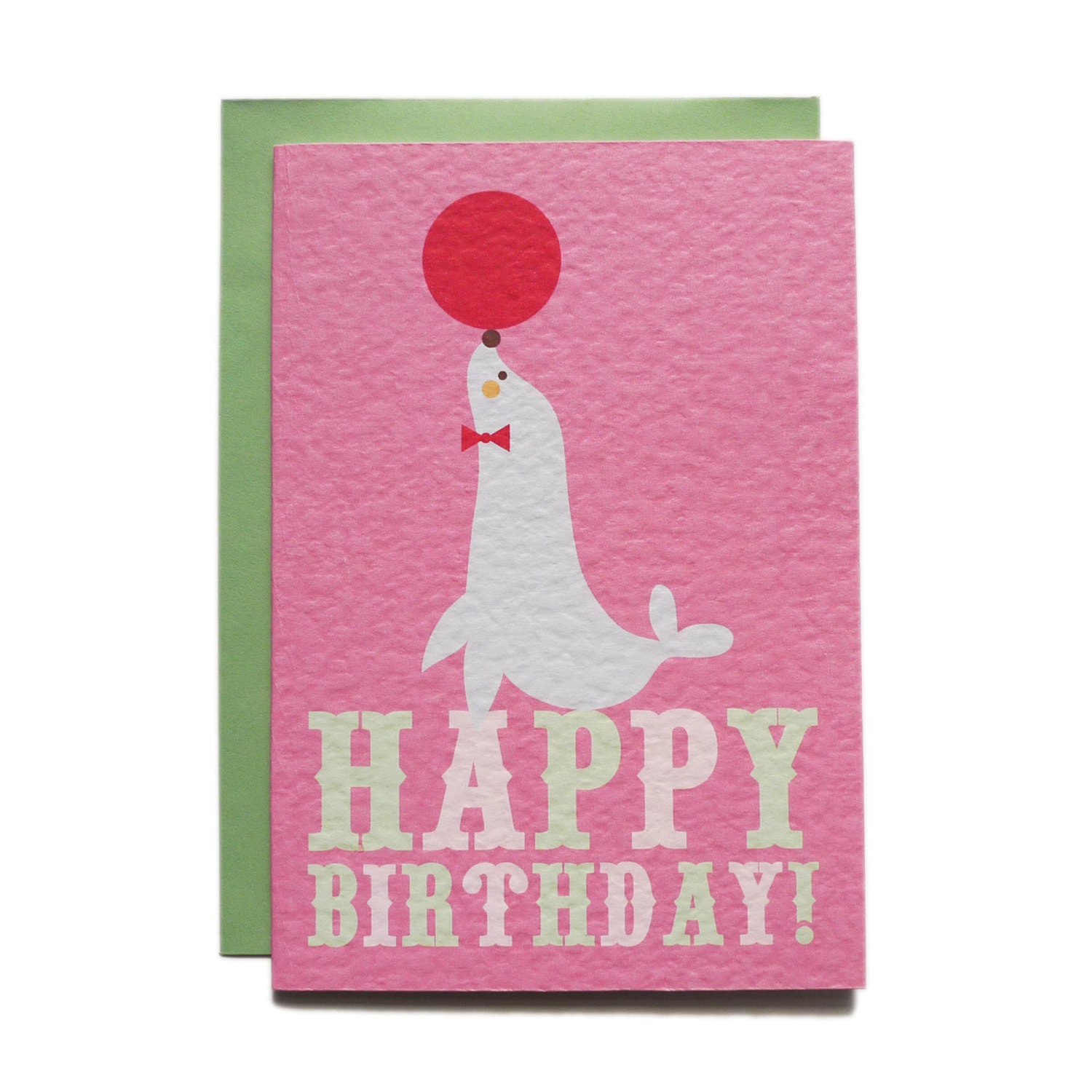 Circus Collection // Seal Birthday Card