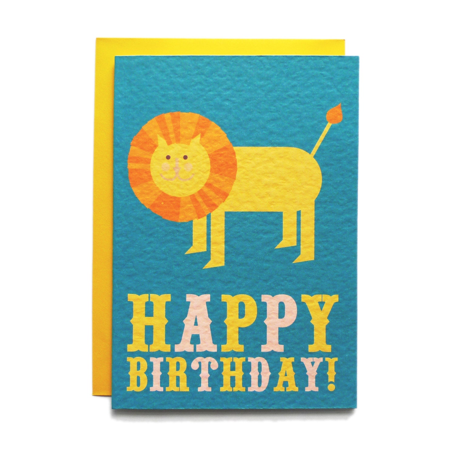 Circus Collection // Lion Birthday Card