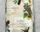 State Birds & Flowers Plastic Bag Holder / Dispenser