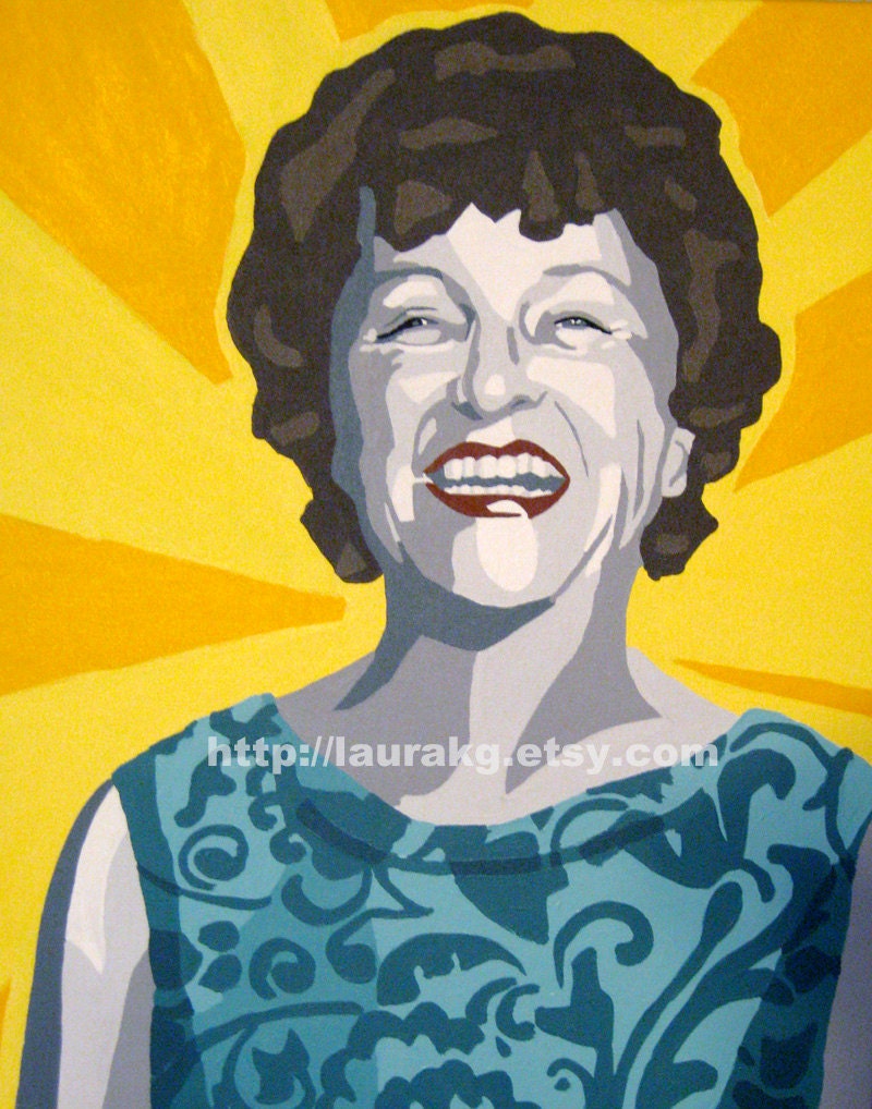 Custom Pop Art Portrait Hand Painted Painting 16 X 20
