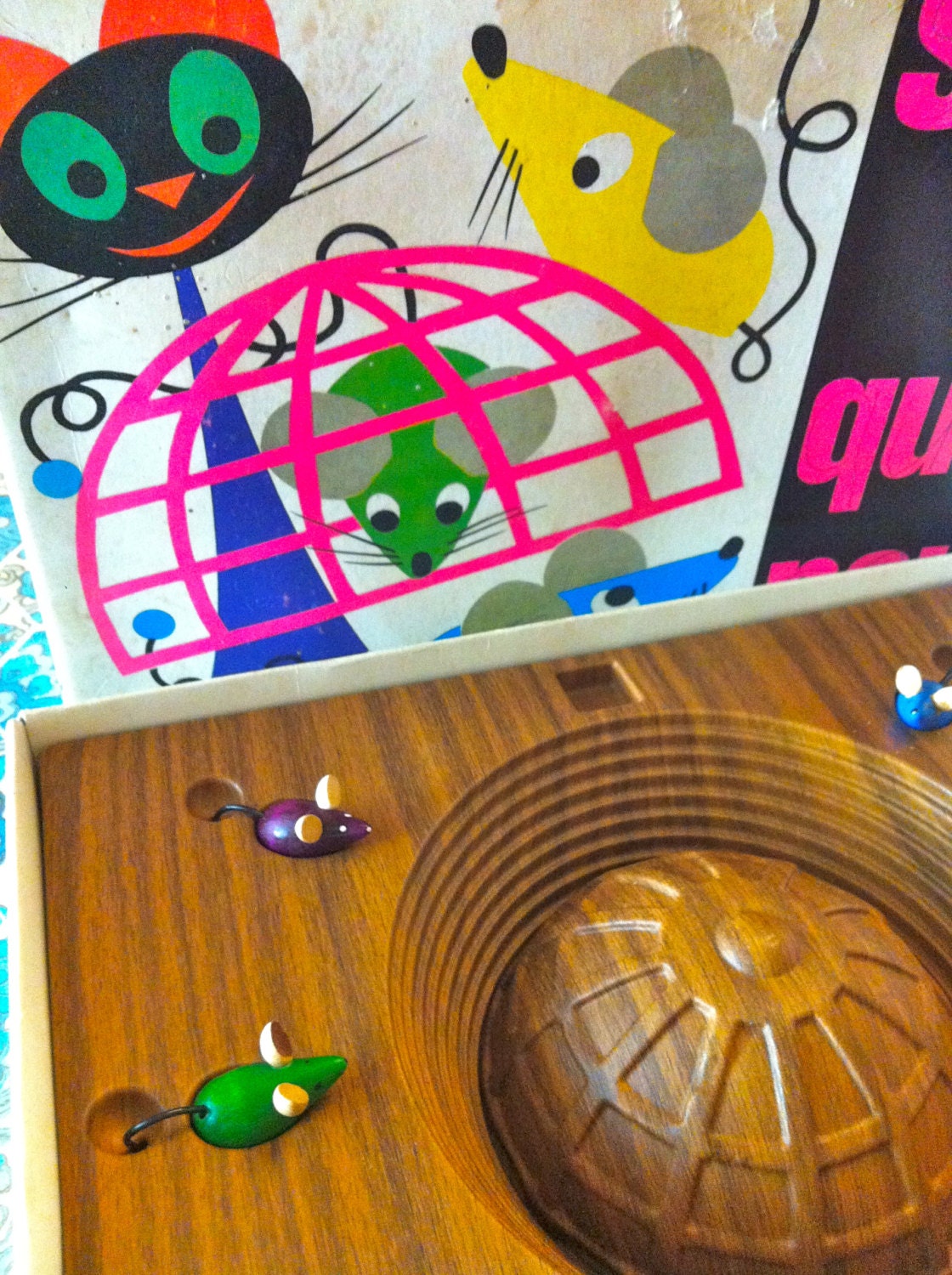 Sauve Qui Peut - Vintage French 1960s Children's Board Game