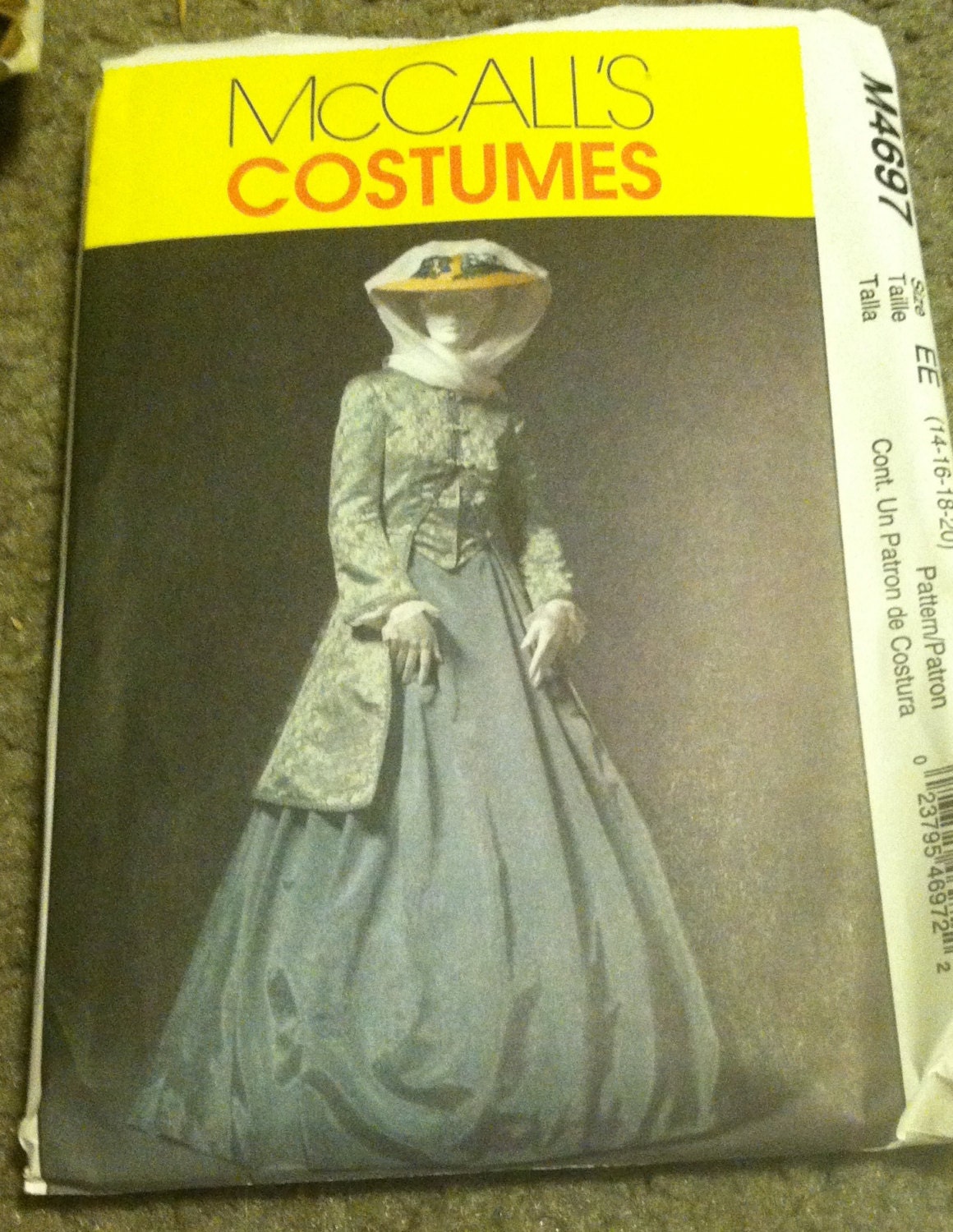 Civil war style dress pattern