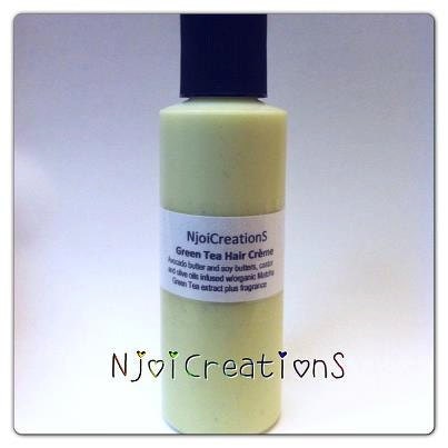 Green Tea Hair Creme'-A Creamy Moisturizing Hair Lotion