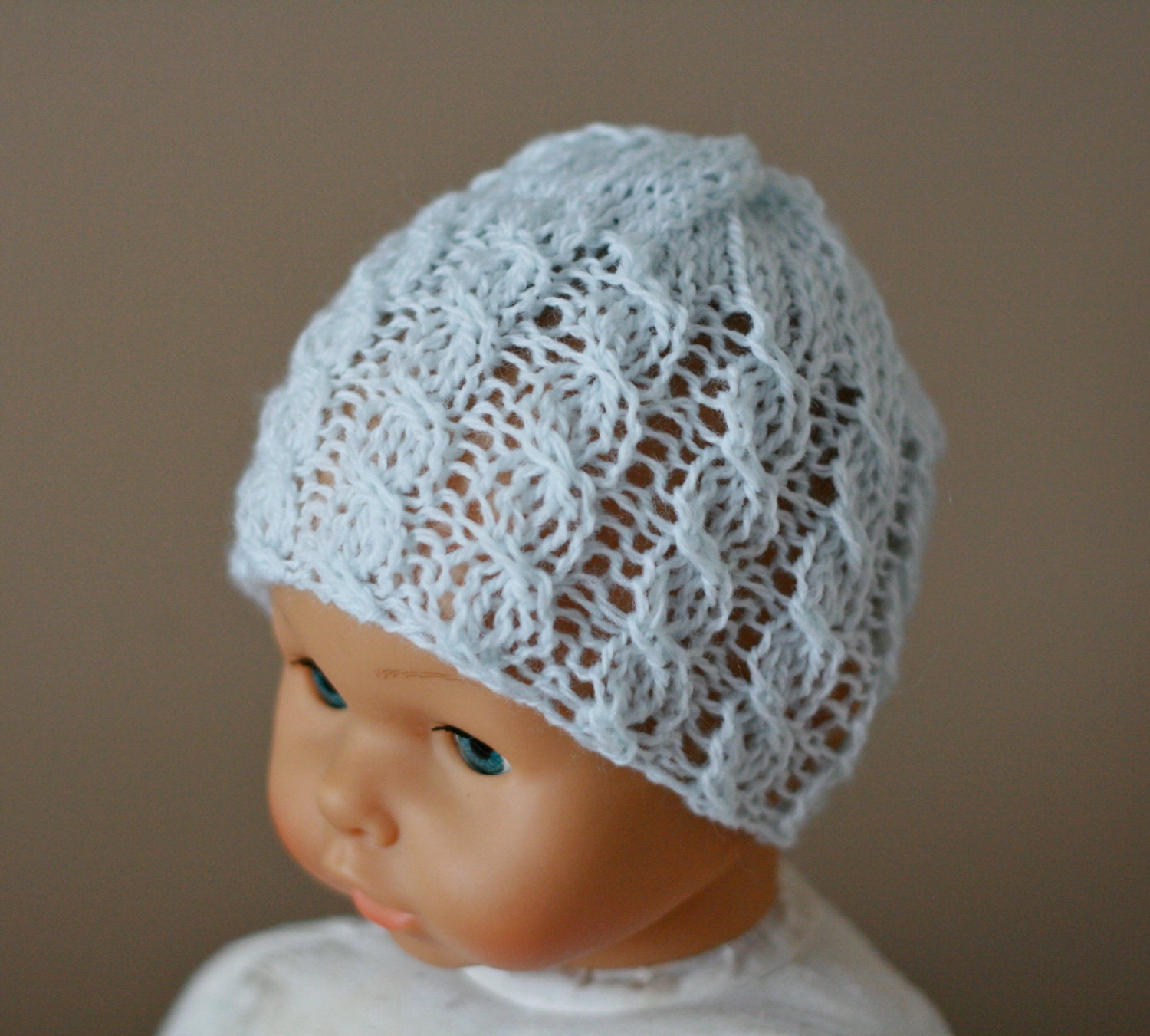 Lace Cabled Beanie