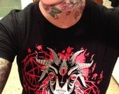 Goat Head Fitted ladies tee SMALL