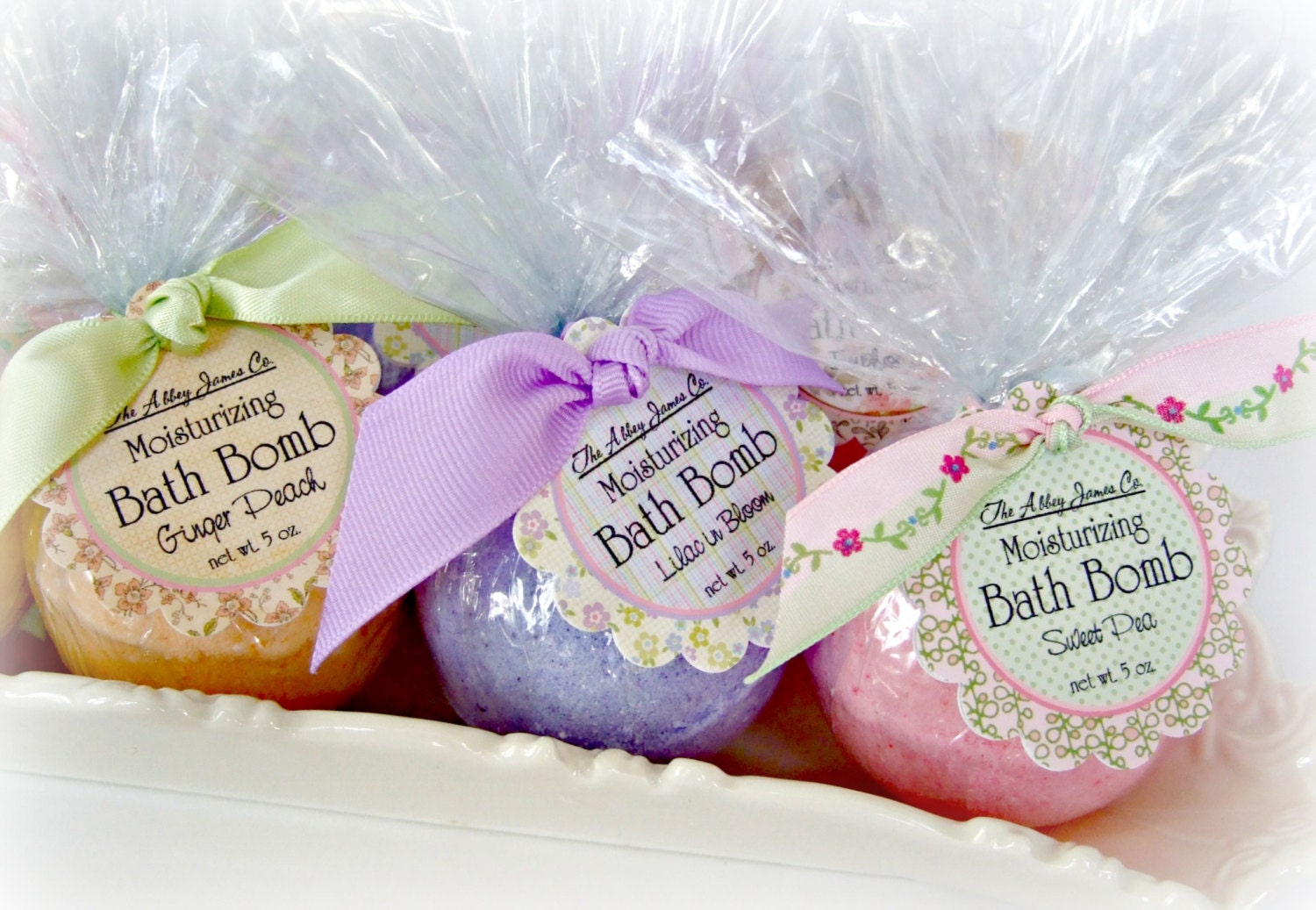 Abbey James Moisturizing Bath Bomb  3 pack, spa gift ,gift set bath and body