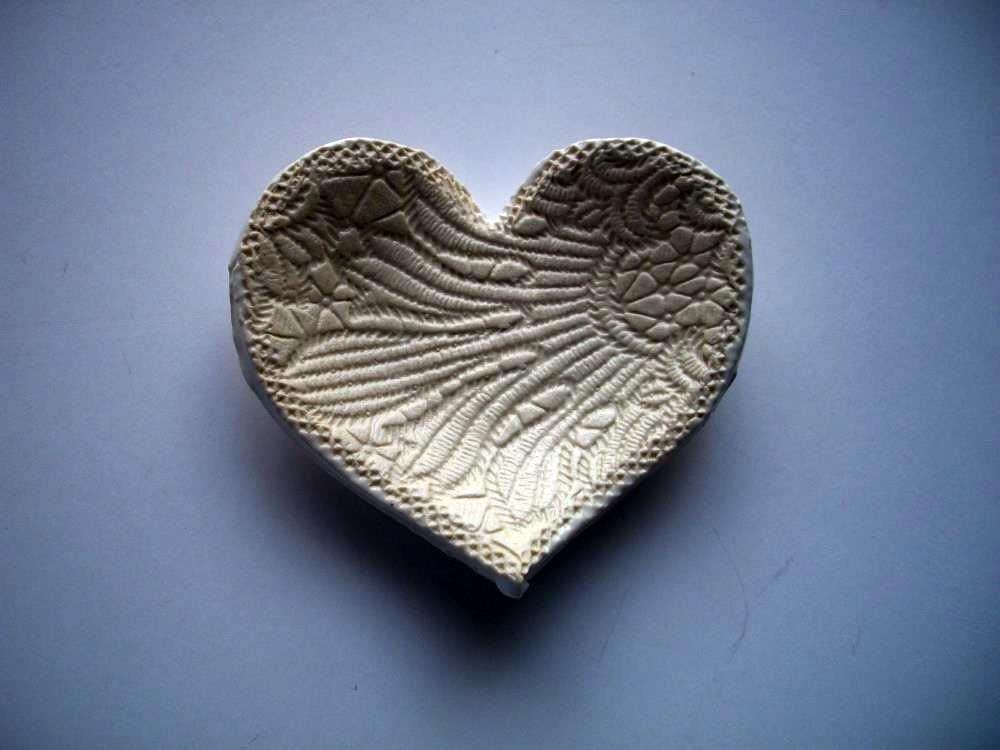 Brocade Heart Spoon Rest