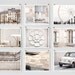 Paris Photography Collection, White Wall Art - French Art Prints, Large Wall Art, White Decor, Monochromatic