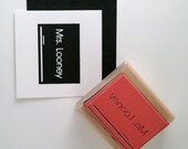 Teacher Chalkboard Rubber Stamp