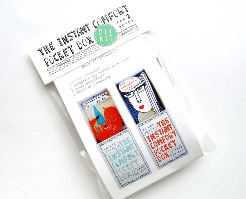 DIY kit - green: for 2 Instant Comfort Pocket Boxes