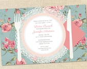 Sweet Wishes 20 Vintage Roses Bridal Brunch Luncheon Invitations - Custom Quantities (As Low as 1.19 Each) Il_170x135