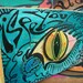 I See You, Chunky All Seeing Eye on Recycled Wood, Singleton Hippie Art