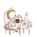 Royal Tea Party -- 11x14 Archival Print -- Children's Art