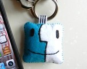 Handmade - Iphone Accessory -  Mobile Phone Charm - Key Holder - Bag Accessory - Screen Cleaner