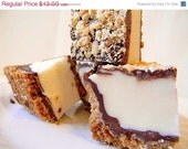 SALE Julie's Fudge - DRUMSTICK with Sugar Cone Crust, Chocolate Lining, & Peanut Topping - 6 Pieces (OVER 1/2 Pound)