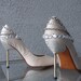 Edgy Style Multi Chain And  Rhinestone Shoe Clips Party Rock Wedding Bridal Prom