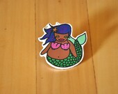 Dark Mermaid Brooch