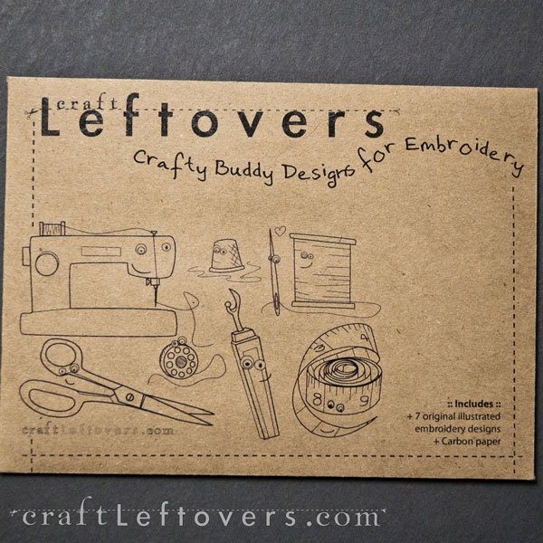 Embroidery Pattern: Crafty Buddy Set